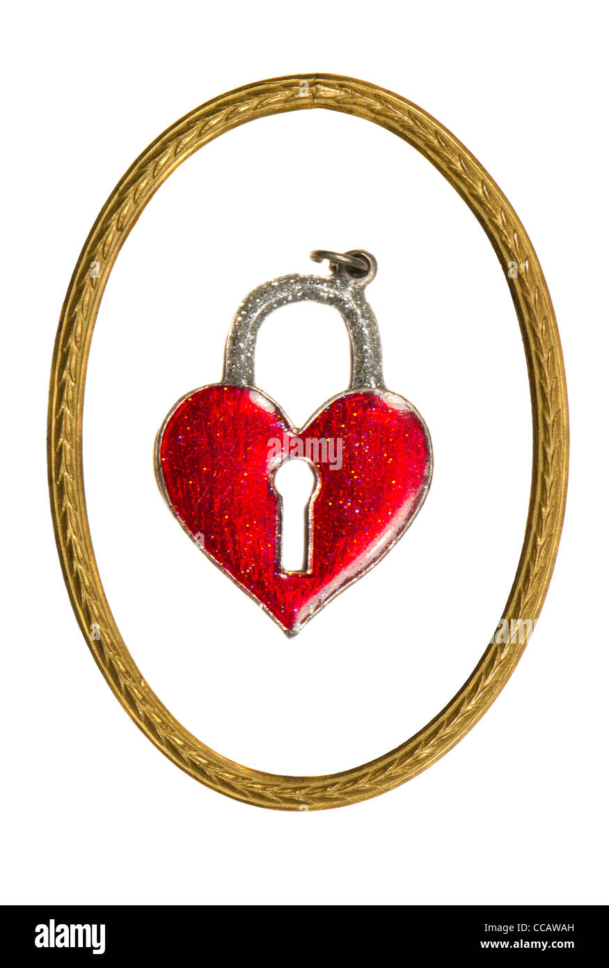 Lock Heart Frame Valentine lock hi-res stock photography and images - Alamy