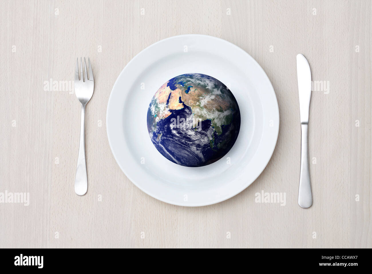World hunger Stock Photo