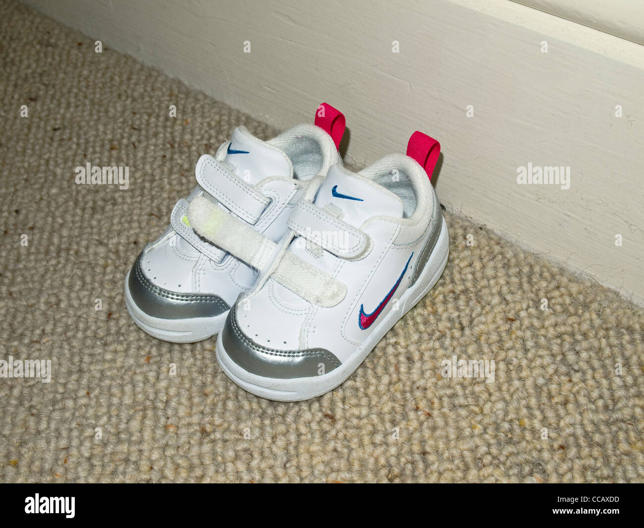 Baby sneakers Stock Photo