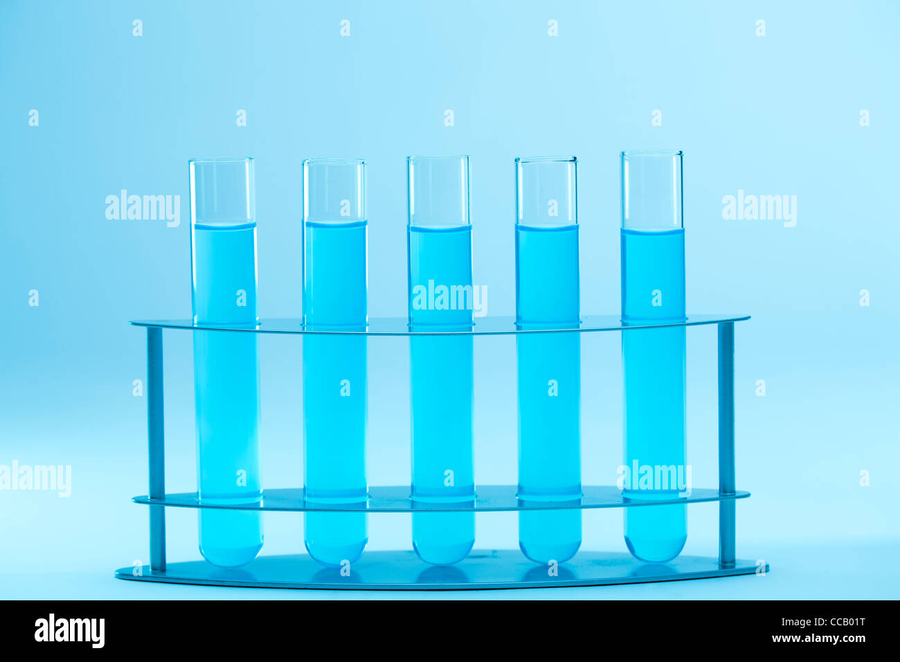 Test tubes in a rack Stock Photo Alamy