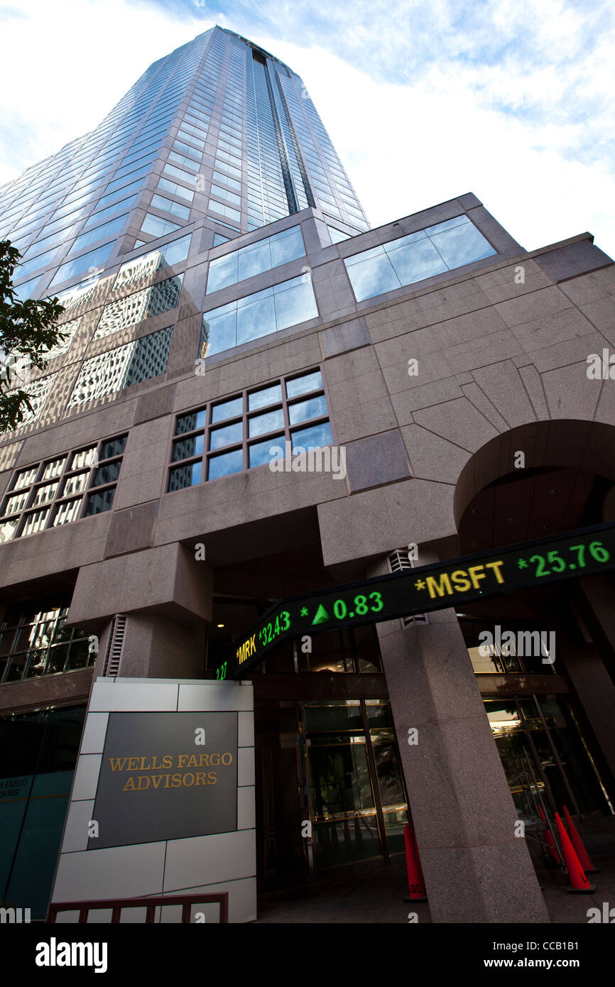 View of One Wells Fargo Center previously One Wachovia Center office