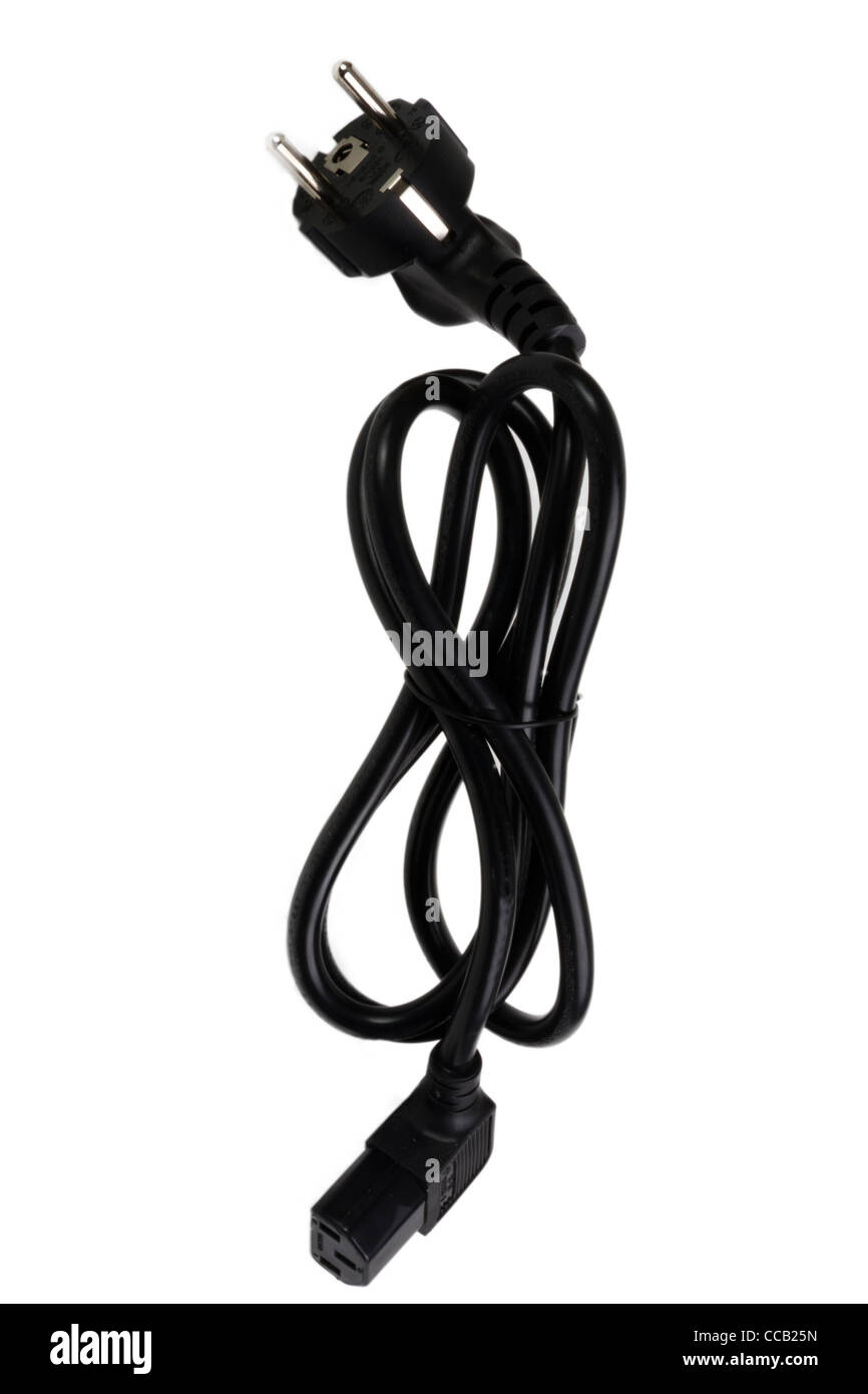mains electricity power cable Stock Photo Alamy