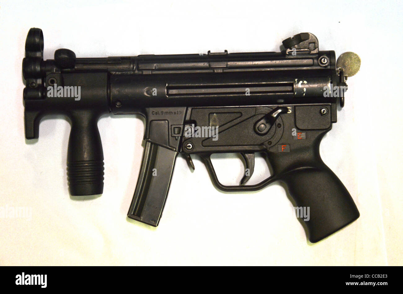German Heckler and koch M5K 9mm current submachine gun automatic Stock Photo