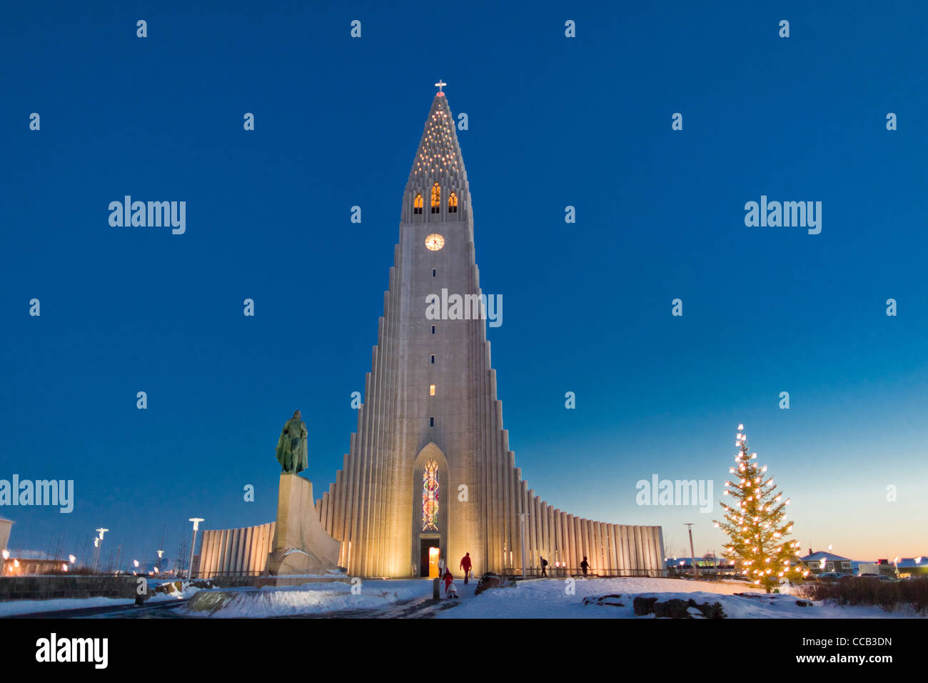 Hallgrimskirkja Church, Reykjavik, Iceland Stock Photo