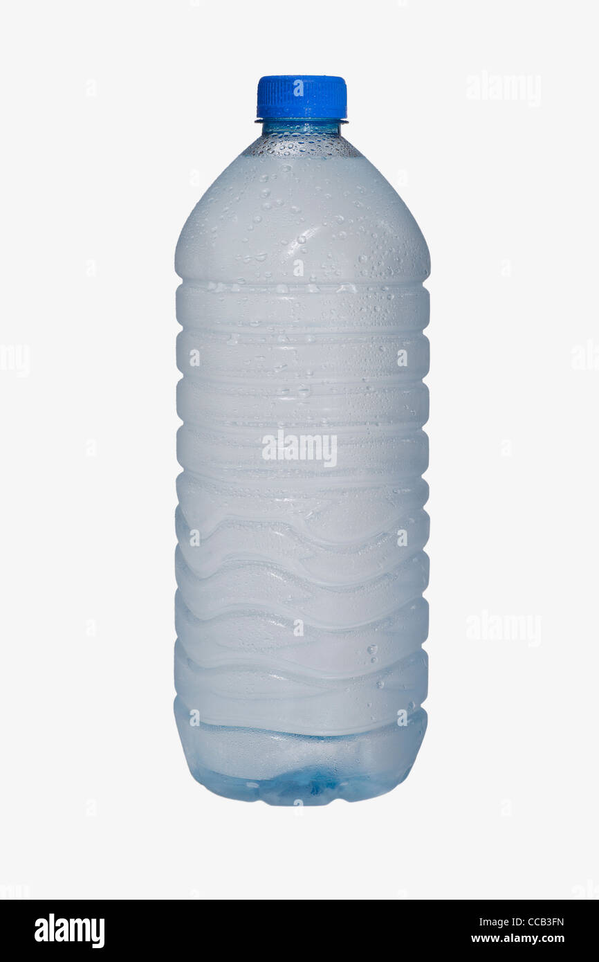 Detailansicht einer Wasserflasche | Detail photo of a water bottle Stock Photo