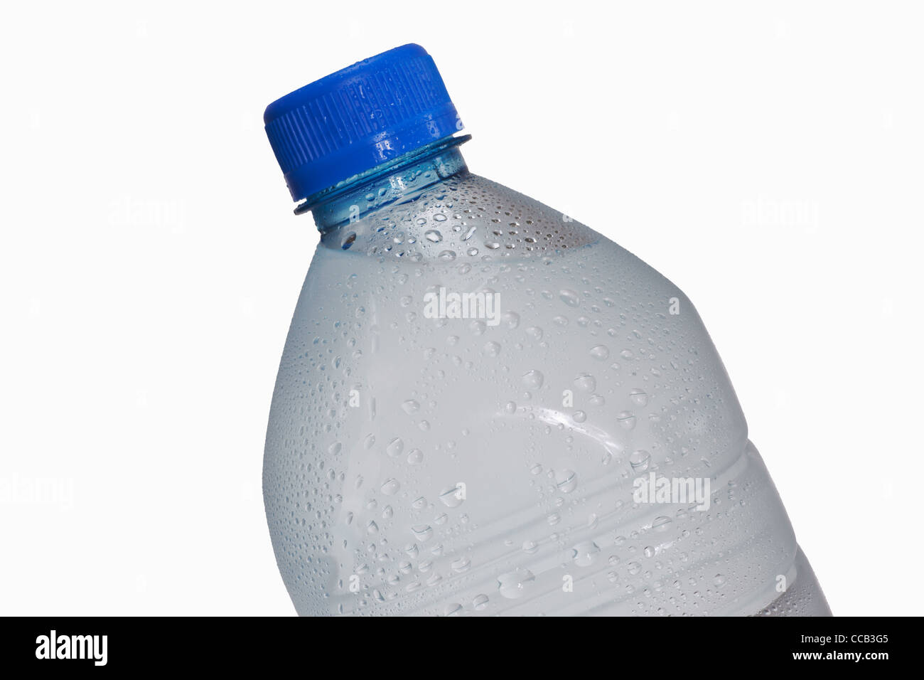 Detailansicht einer Wasserflasche | Detail photo of a water bottle Stock Photo