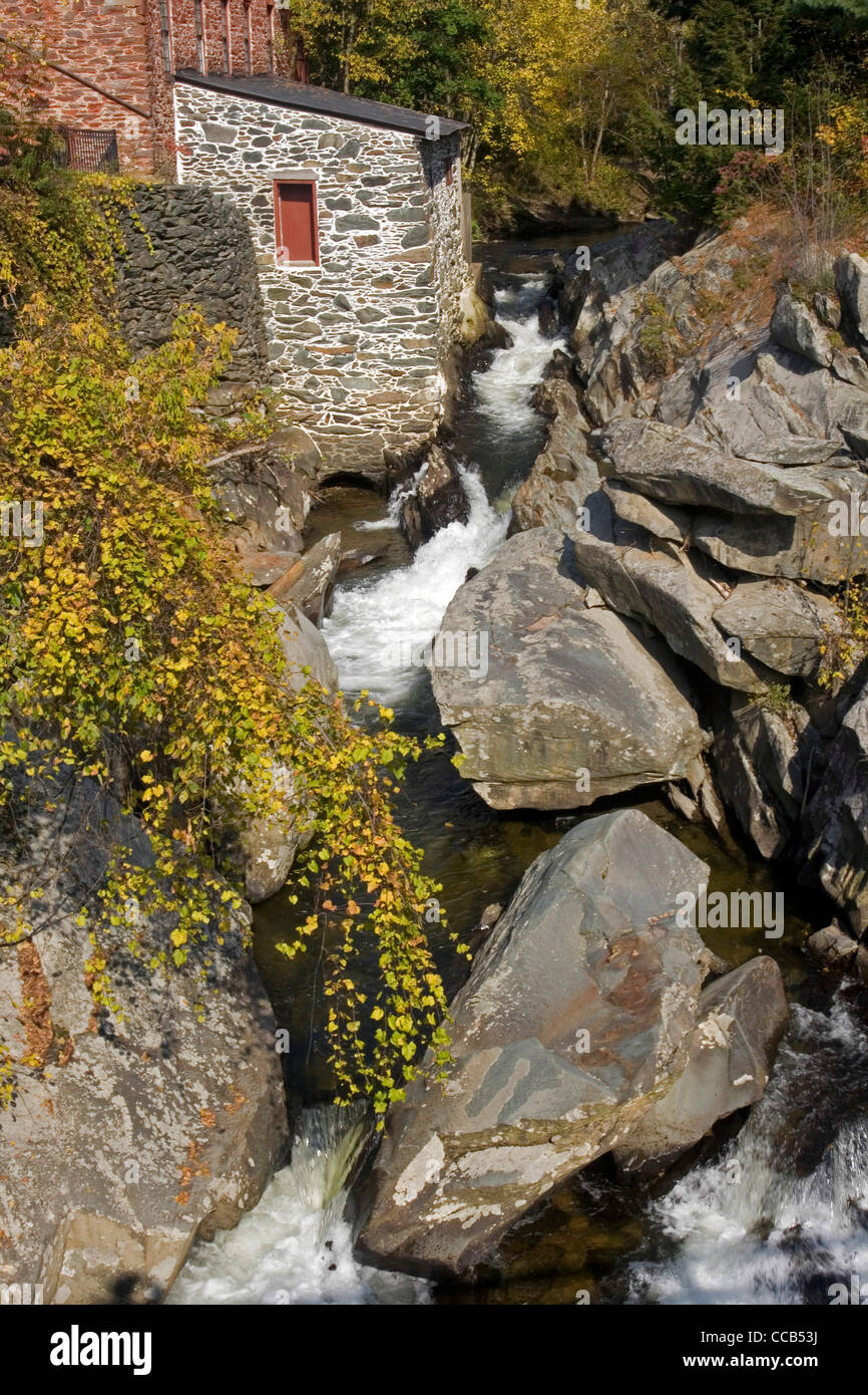 Jericho Vermont Chittenden Mill old mill with mill stream for water