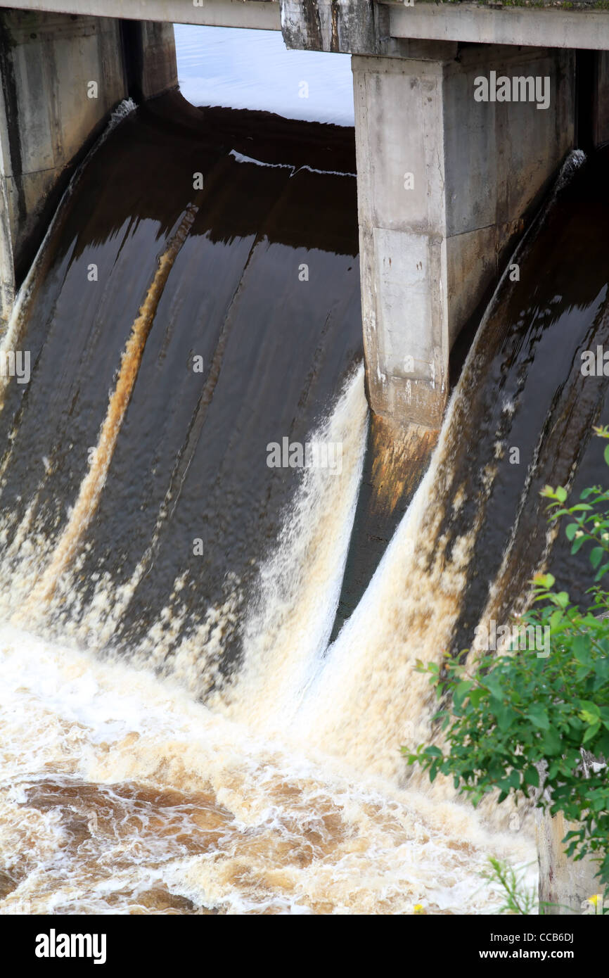 dam on river Stock Photo
