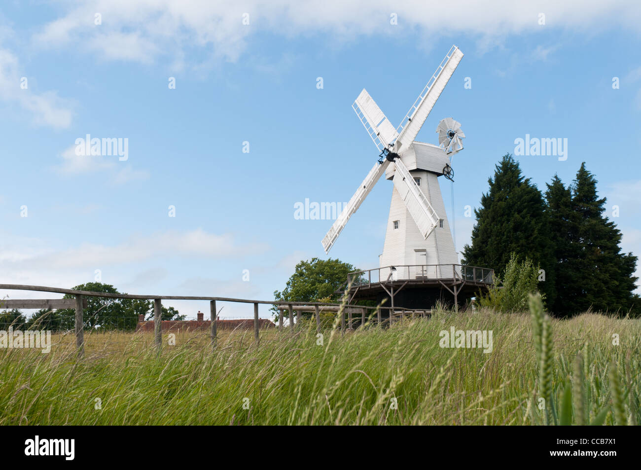 The Windmill at Woodchurch, near Ashford, Kent, England Stock Photo