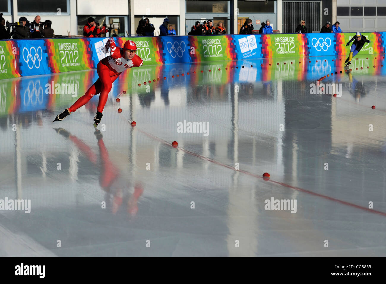 Mens 1500m speed skating at the first Youth Winter Olympics Innsbruck
