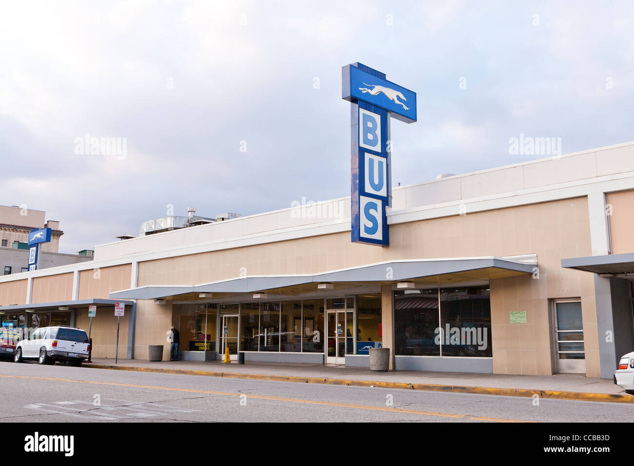 Greyhound bus terminal hi res stock photography and images alamy