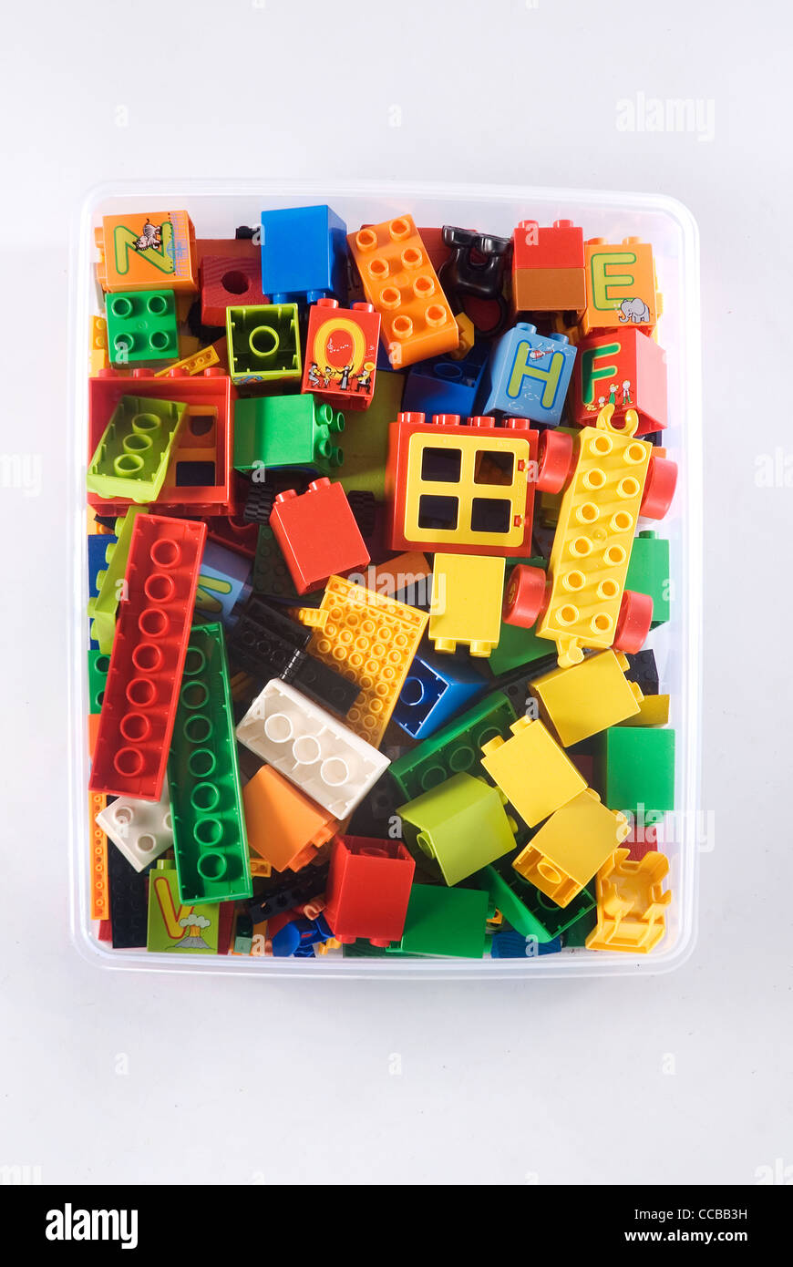toys container Stock Photo