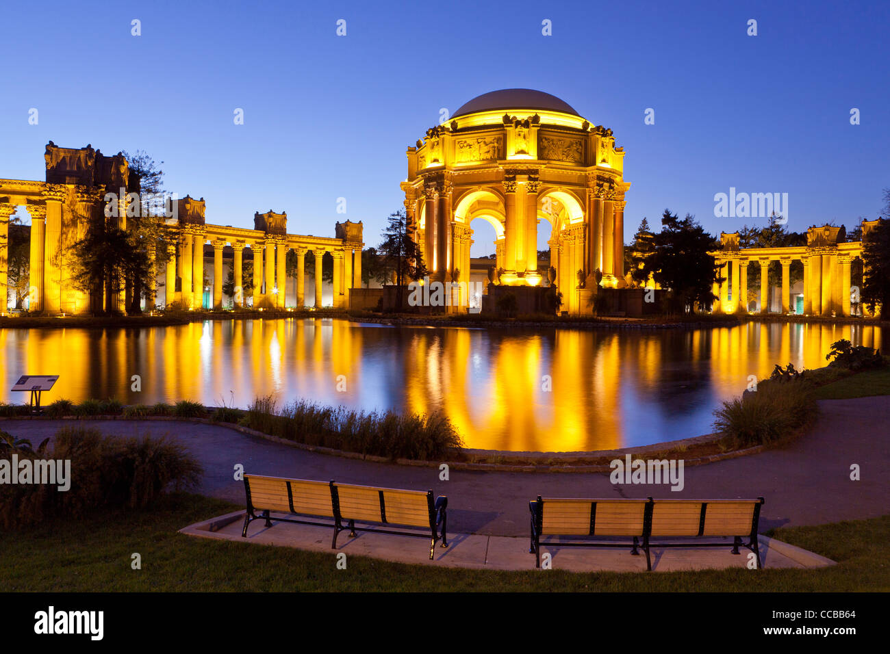 San Francisco Palace of Fine Arts Stock Photo