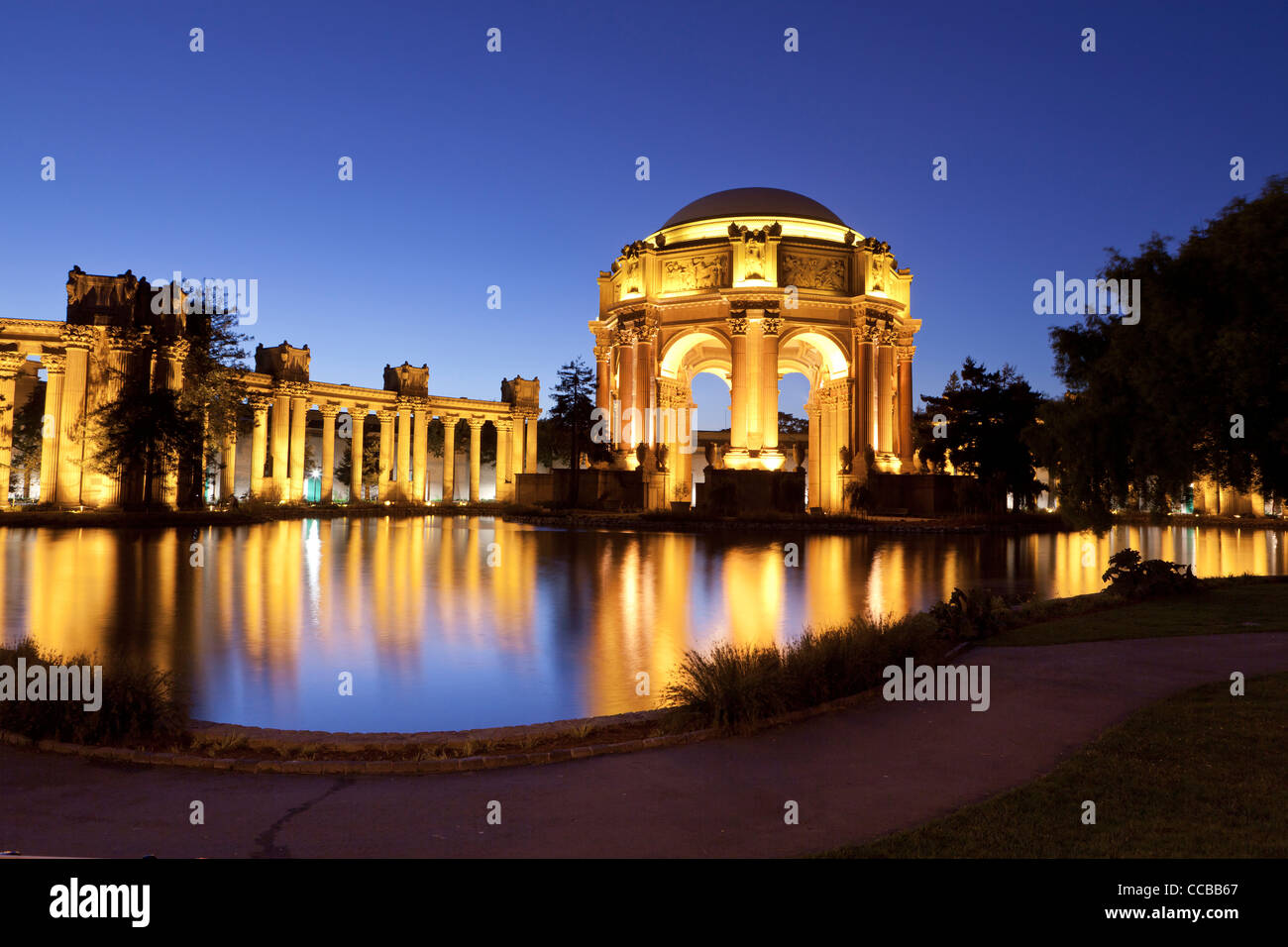 San Francisco Palace of Fine Arts Stock Photo