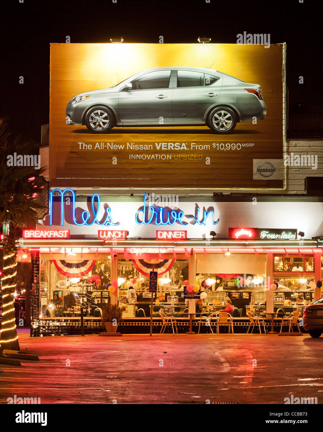 Mel's Drive-in diner - San Francisco Stock Photo