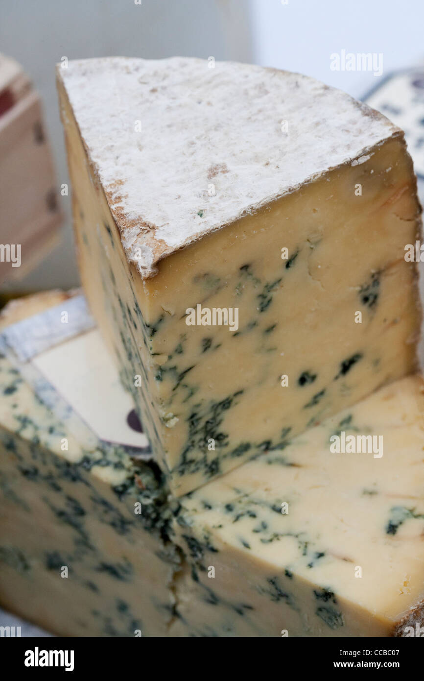 stilton cheese for sale at market Stock Photo Alamy