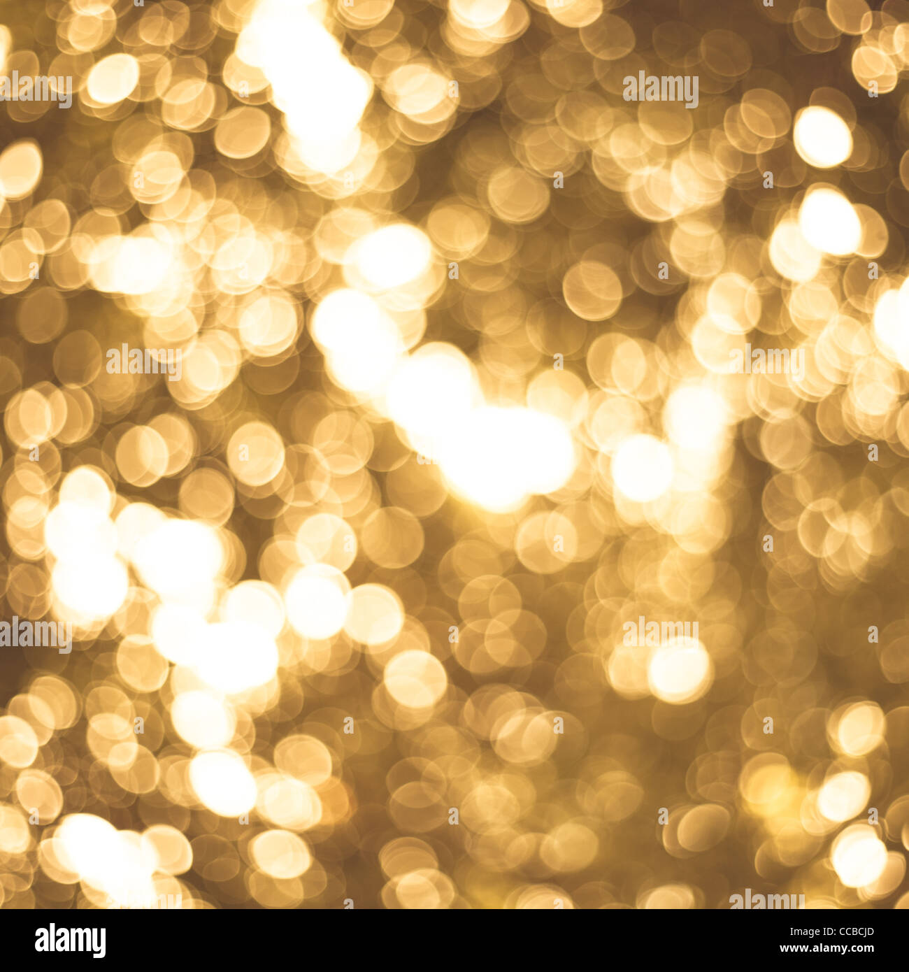 Golden Light Dots Stock Photo Alamy
