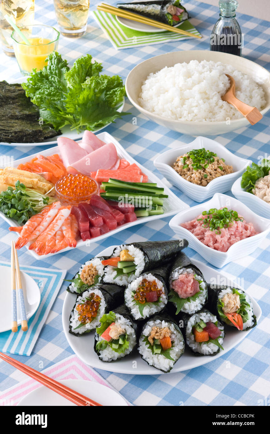 Temakizushi Stock Photo Alamy Temakizushi Stock Photo Alamy