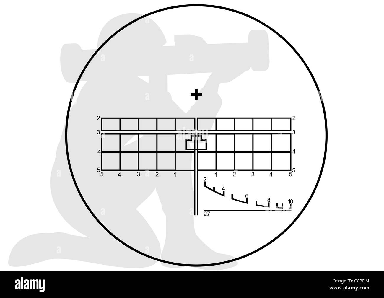 The sight is a grenade launcher Stock Photo Alamy