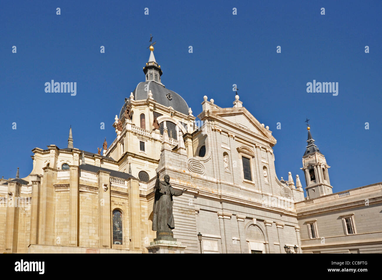 EUROPE, SPAIN, Madrid, Catholic Cathedral of Nuestra Senora de La Almundena (19th Century) Stock Photo