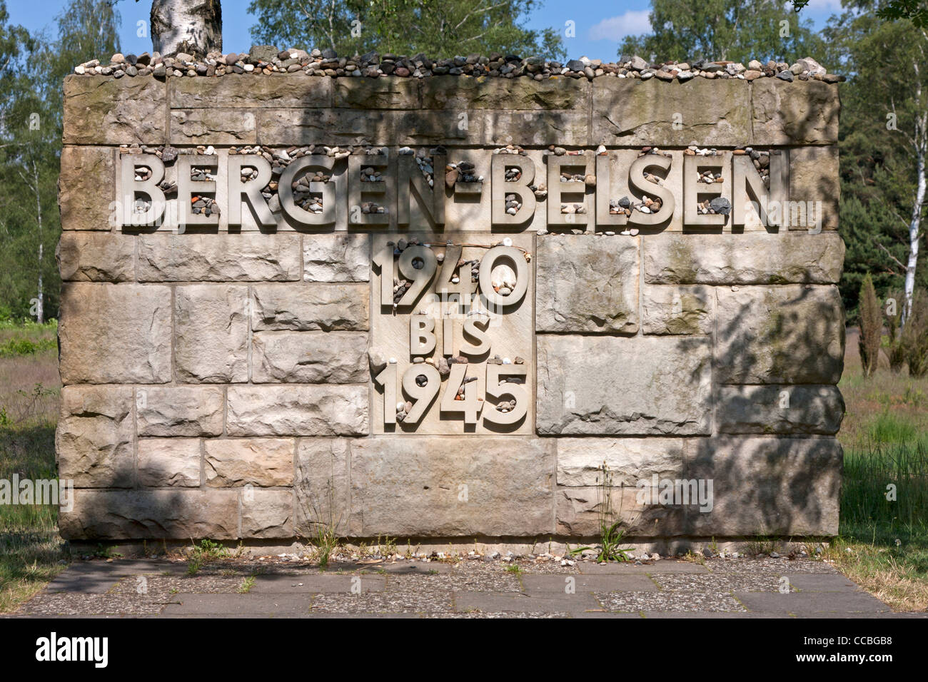 Bergen Belsen, Germany Stock Photo