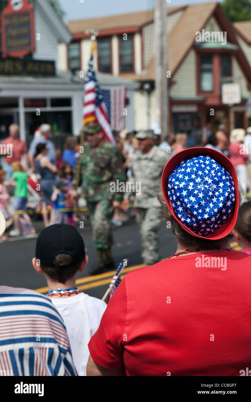 July 4th Parade Wellfleet Cape Cod Massachusetts USA Stock Photo Alamy