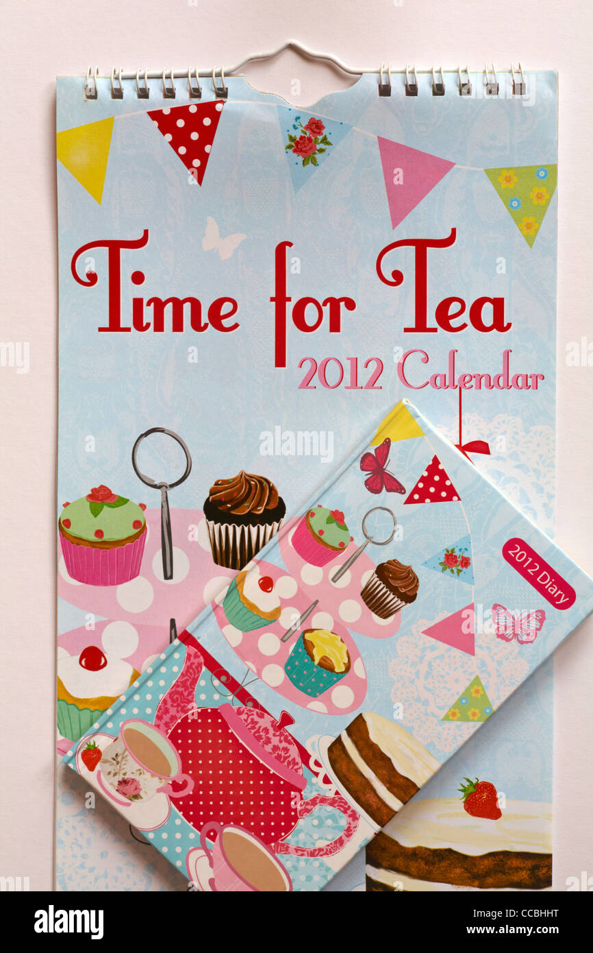 Time for tea diary 2012 hires stock photography and images Alamy