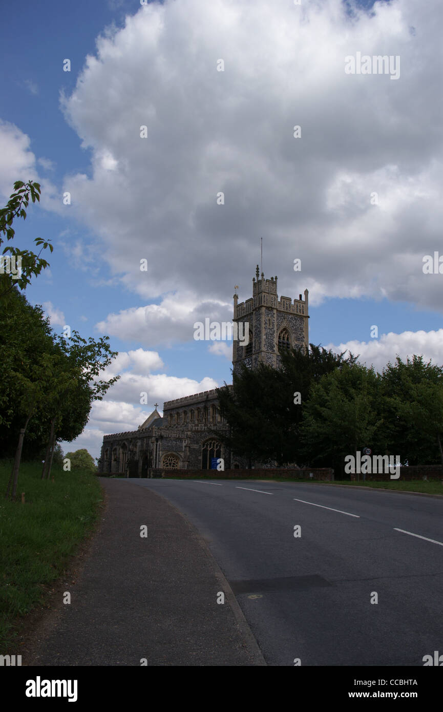 St. Mary's church,  Stratford St. Mary, Suffolk, England Stock Photo