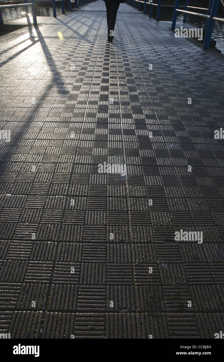 Paved walk Stock Photo