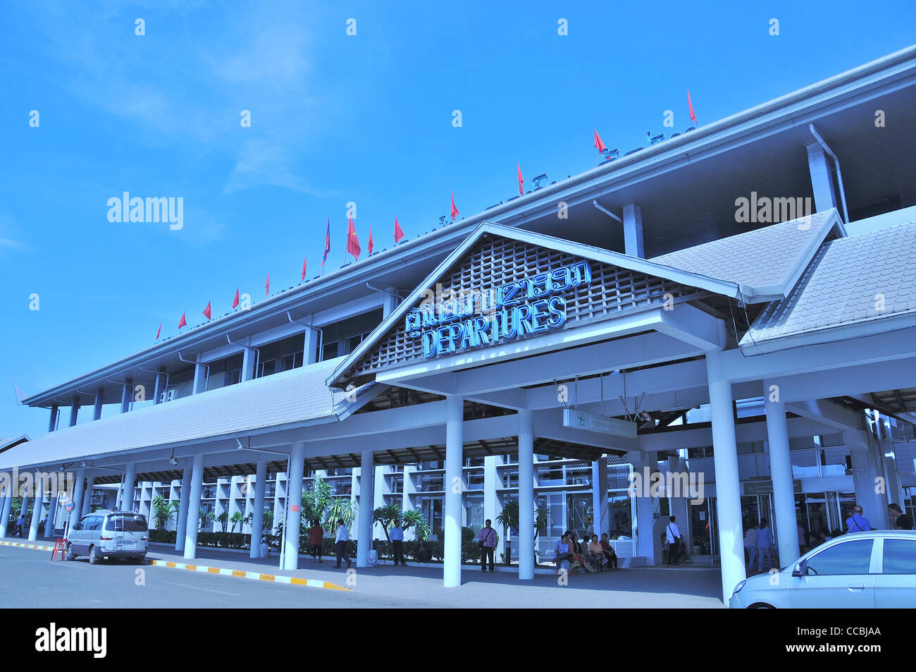 Wattay international airport arrivals Vientiane Laos Stock Photo - Alamy