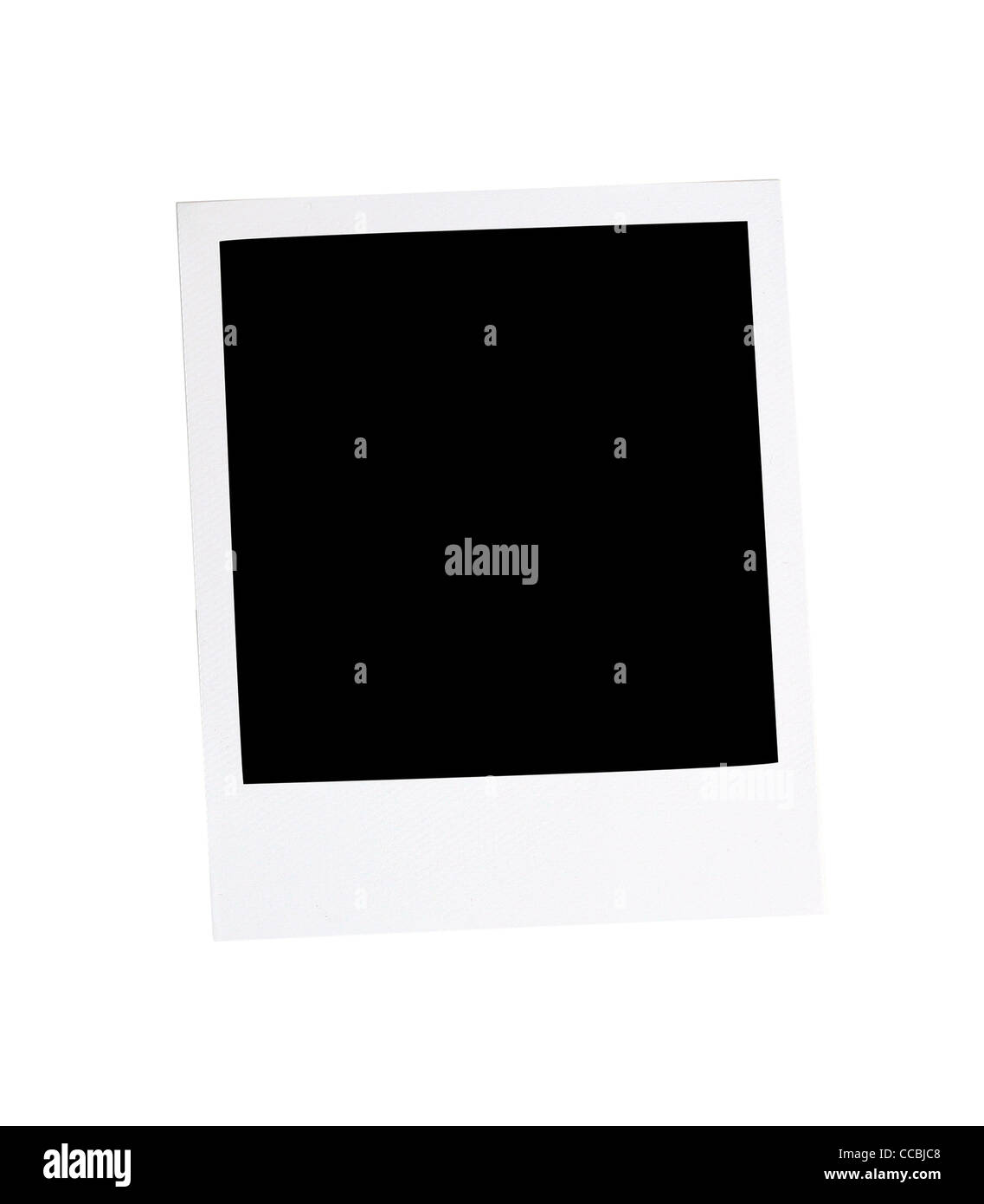 Polaroid isolated on a white background Stock Photo