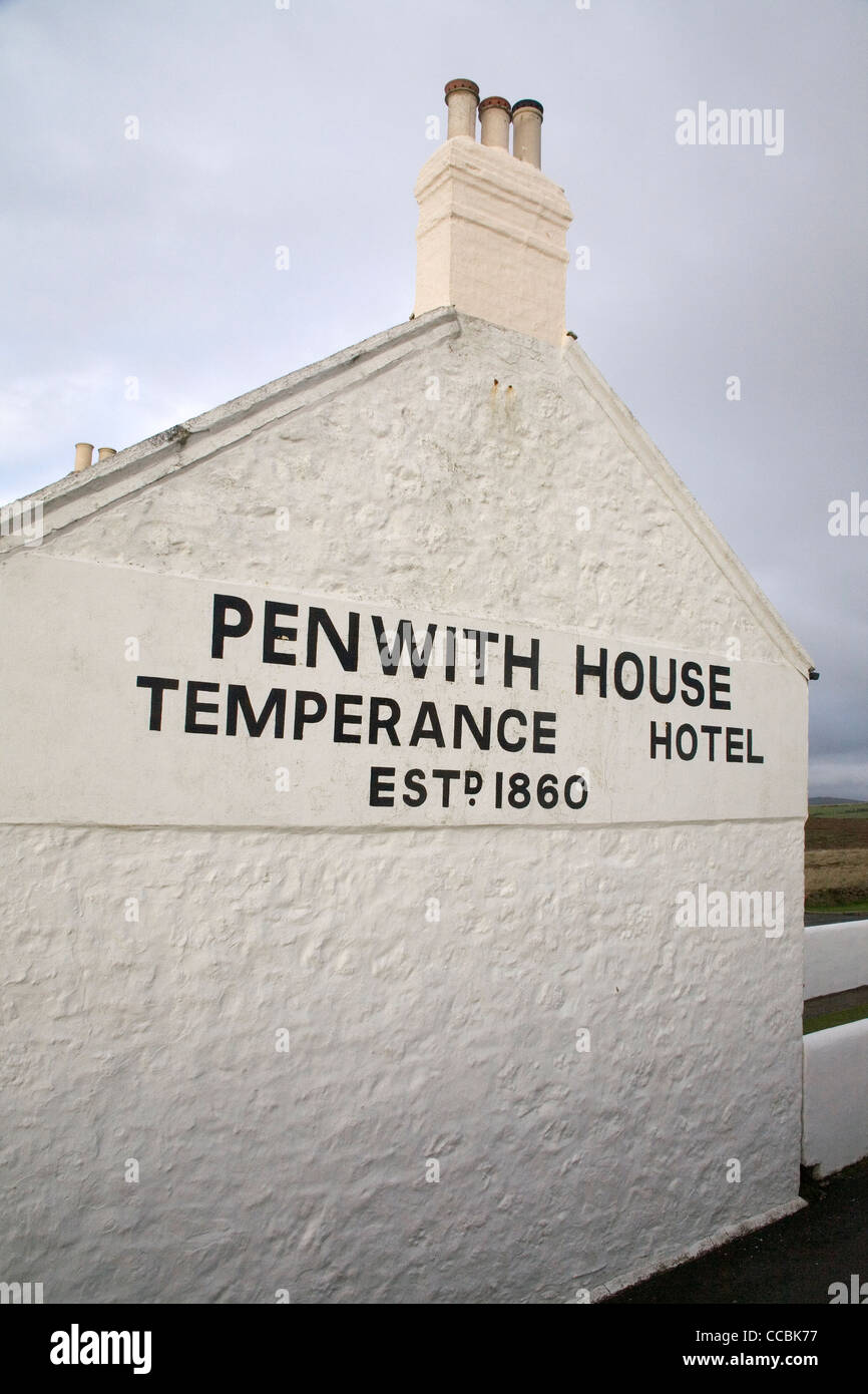 penwith house temperance hotel at lands end Cornwall Stock Photo Alamy