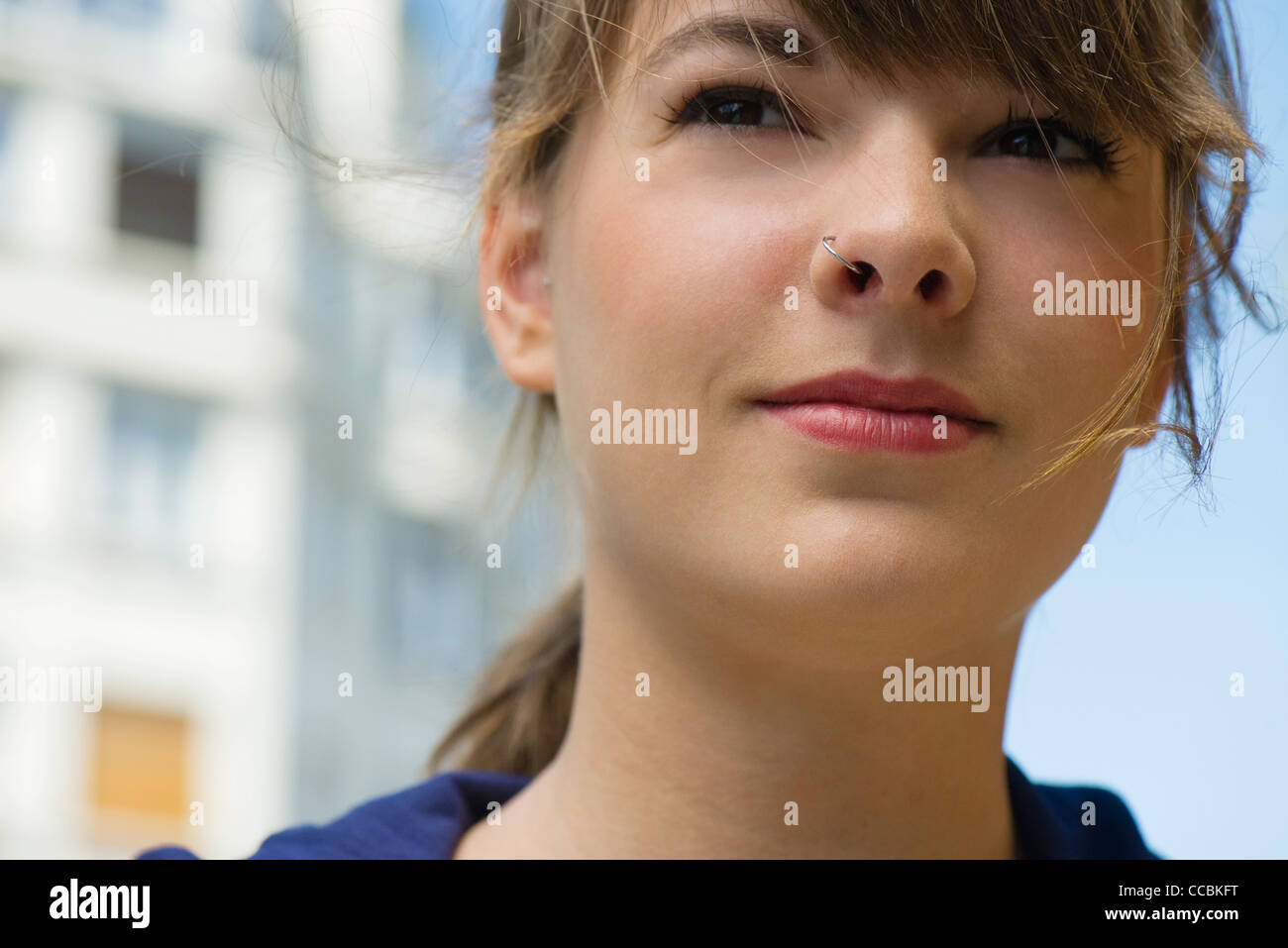 Portrait piercings close up hi-res stock photography and images - Alamy