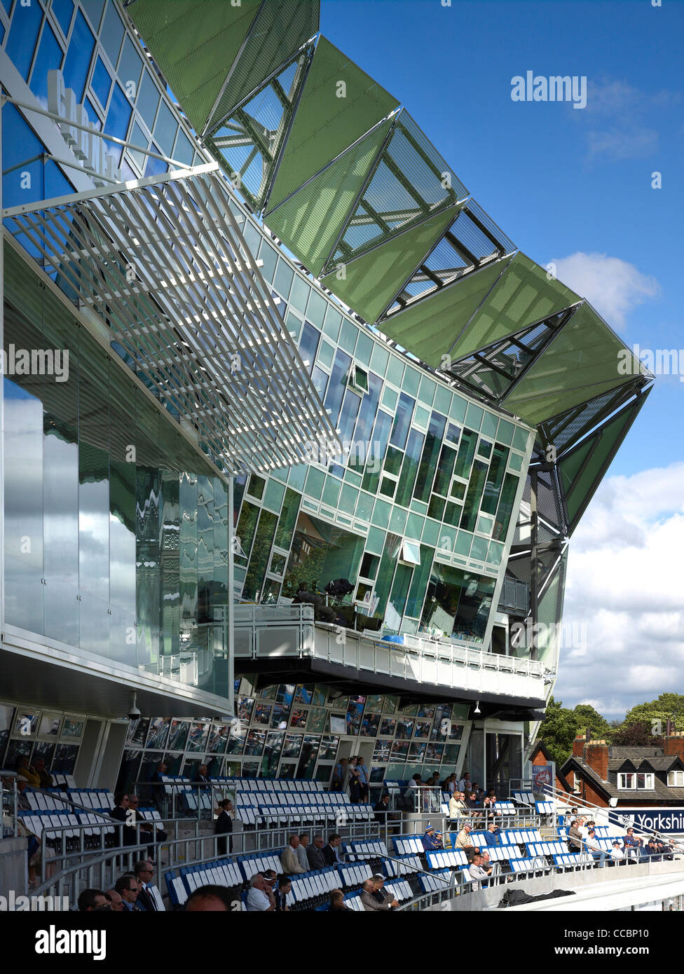 CARNEGIE PAVILION CRICKET STAND, LEEDS, UNITED KINGDOM, 2010 Stock Photo