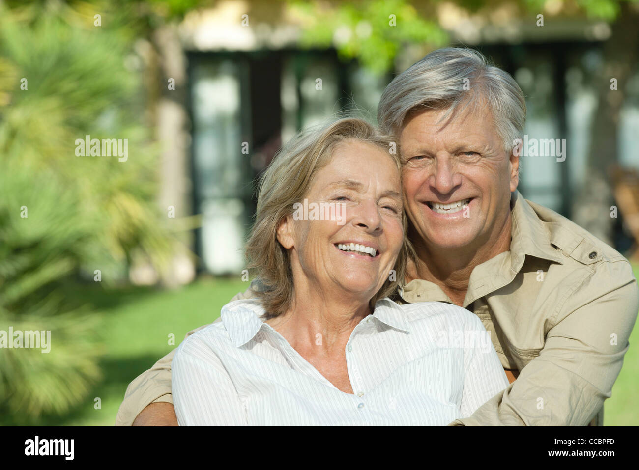 Senior couple, portrait Stock Photo