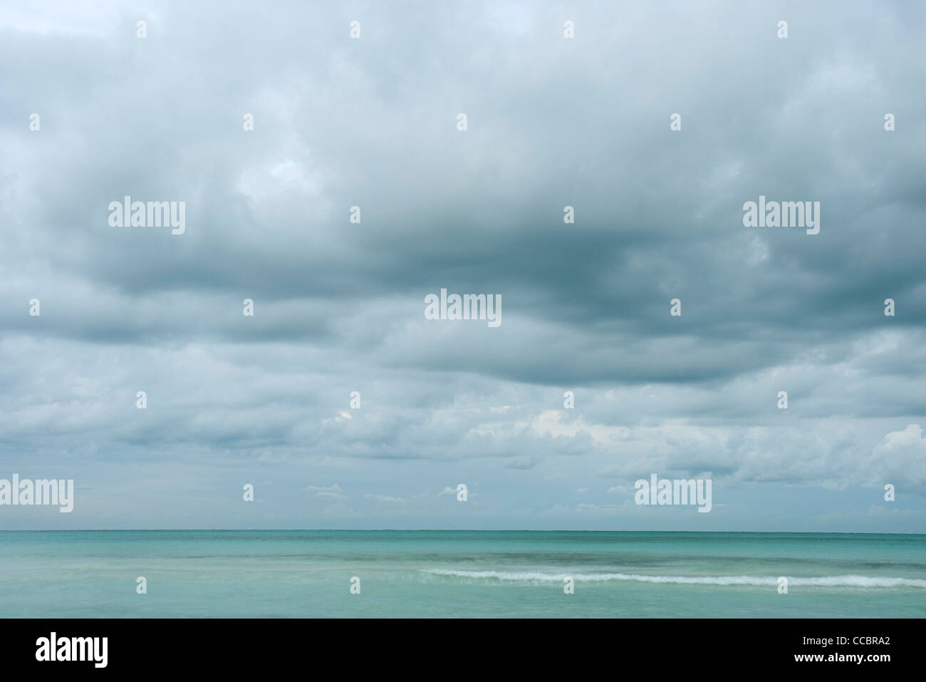 Stormy skies over sea Stock Photo - Alamy