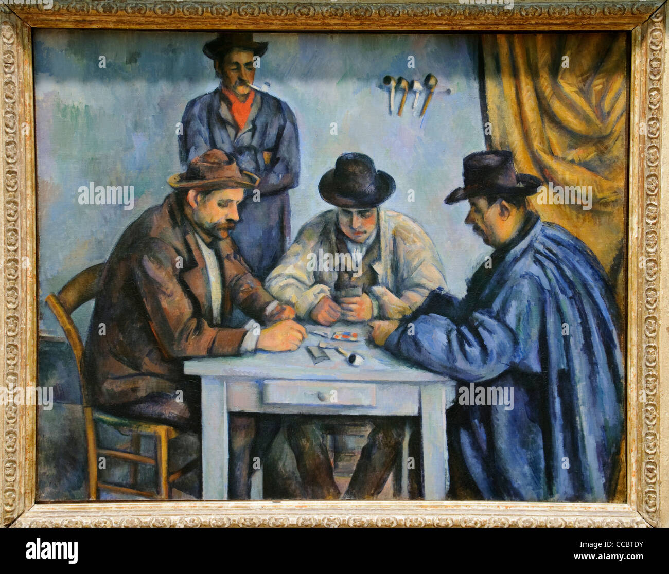 The Card Players, 1890-92, by Paul Cézanne Stock Photo