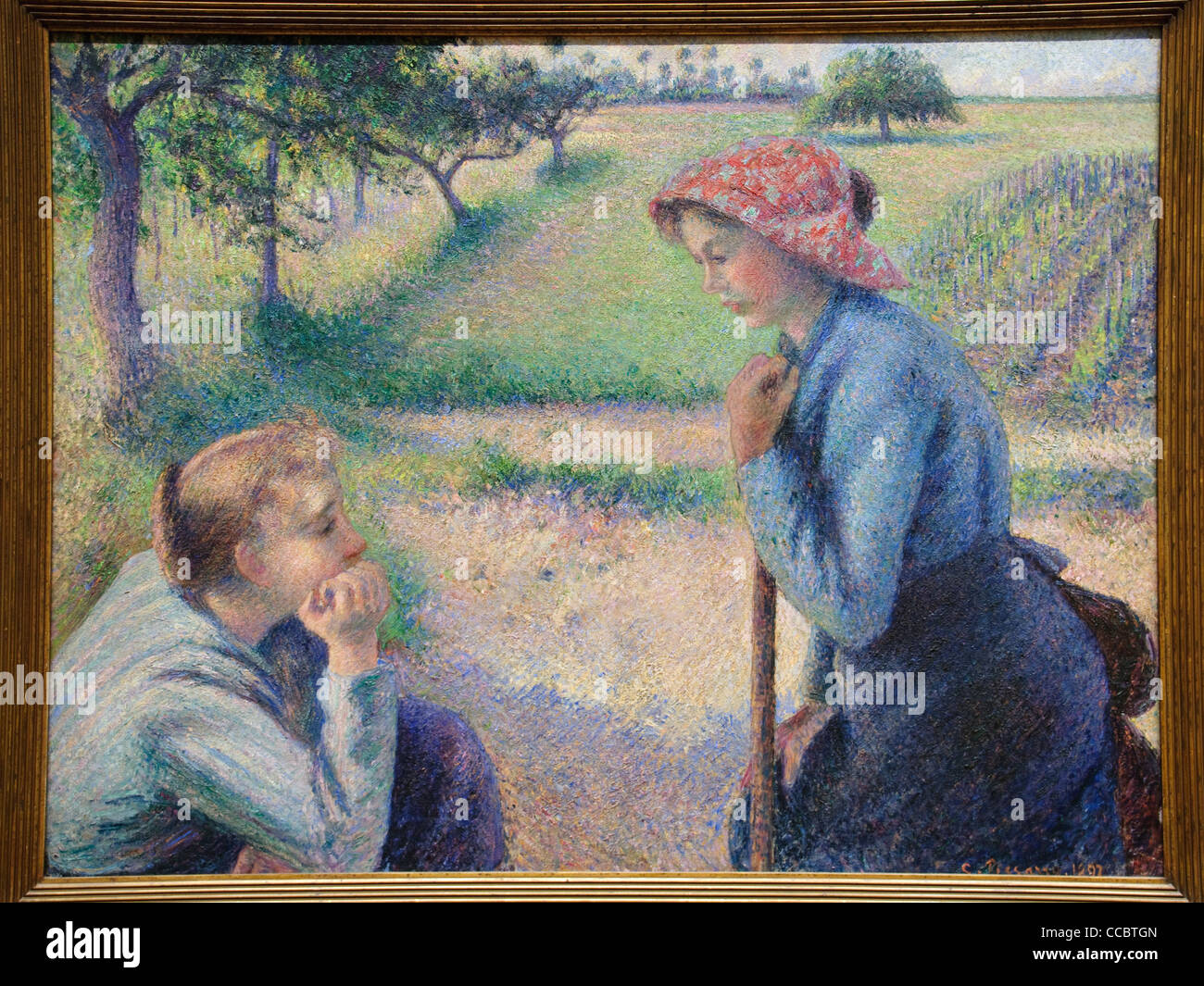 Two young peasant women hi-res stock photography and images - Alamy