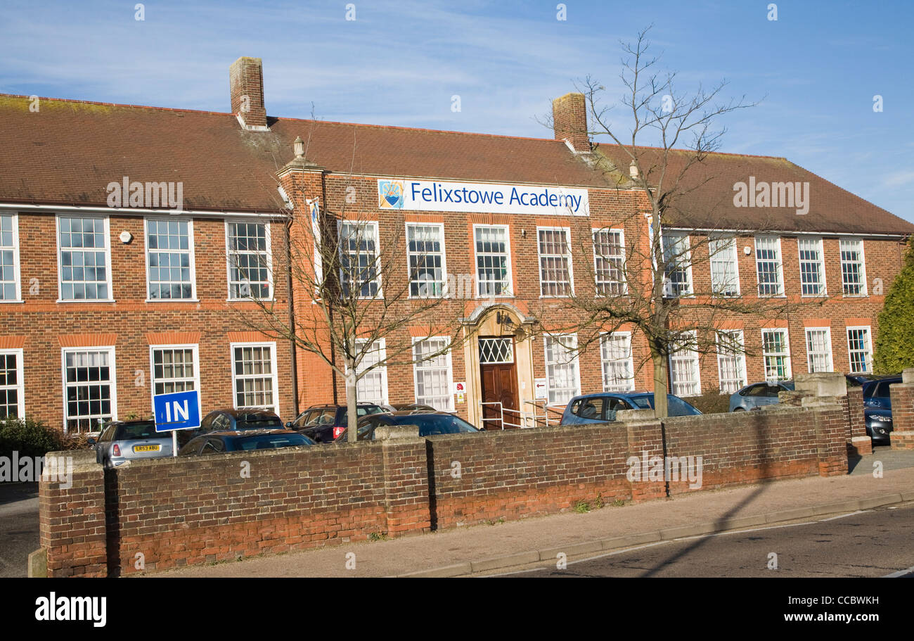 Felixstowe Academy school, Felixstowe, Suffolk, England Stock Photo