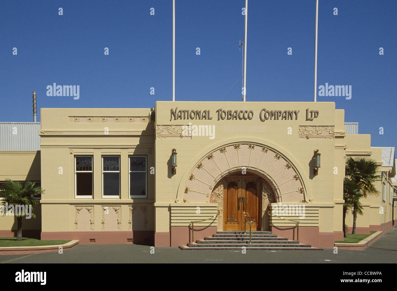 New Zealand Napier The National Tobacco Company Building Stock Photo