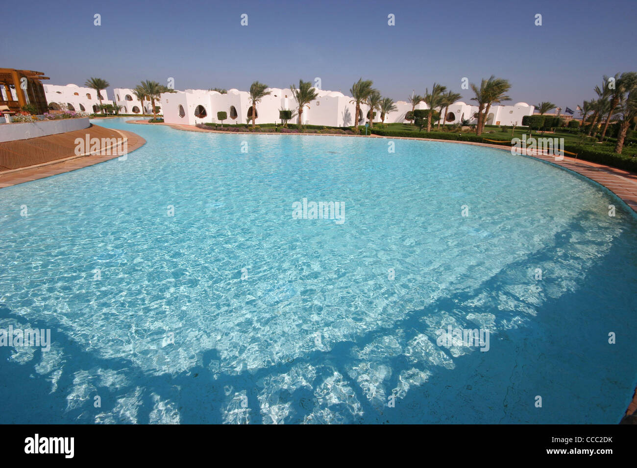 Pool, Hilton hotel, Dahab, Egypt, North Africa, Africa Stock Photo