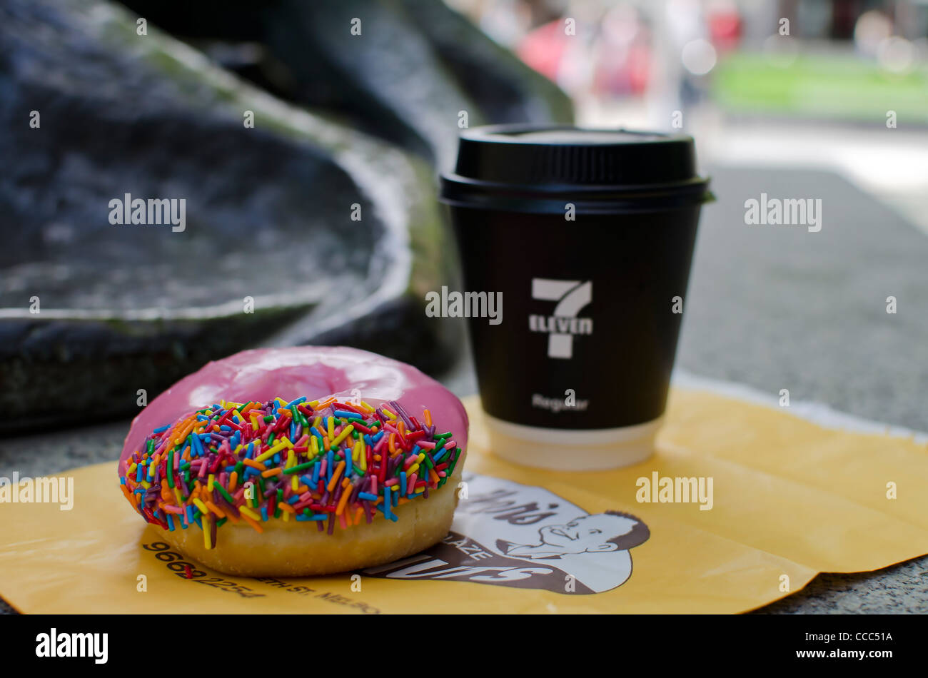 Coffee and Cake in Melbourne, Australia Stock Photo Alamy