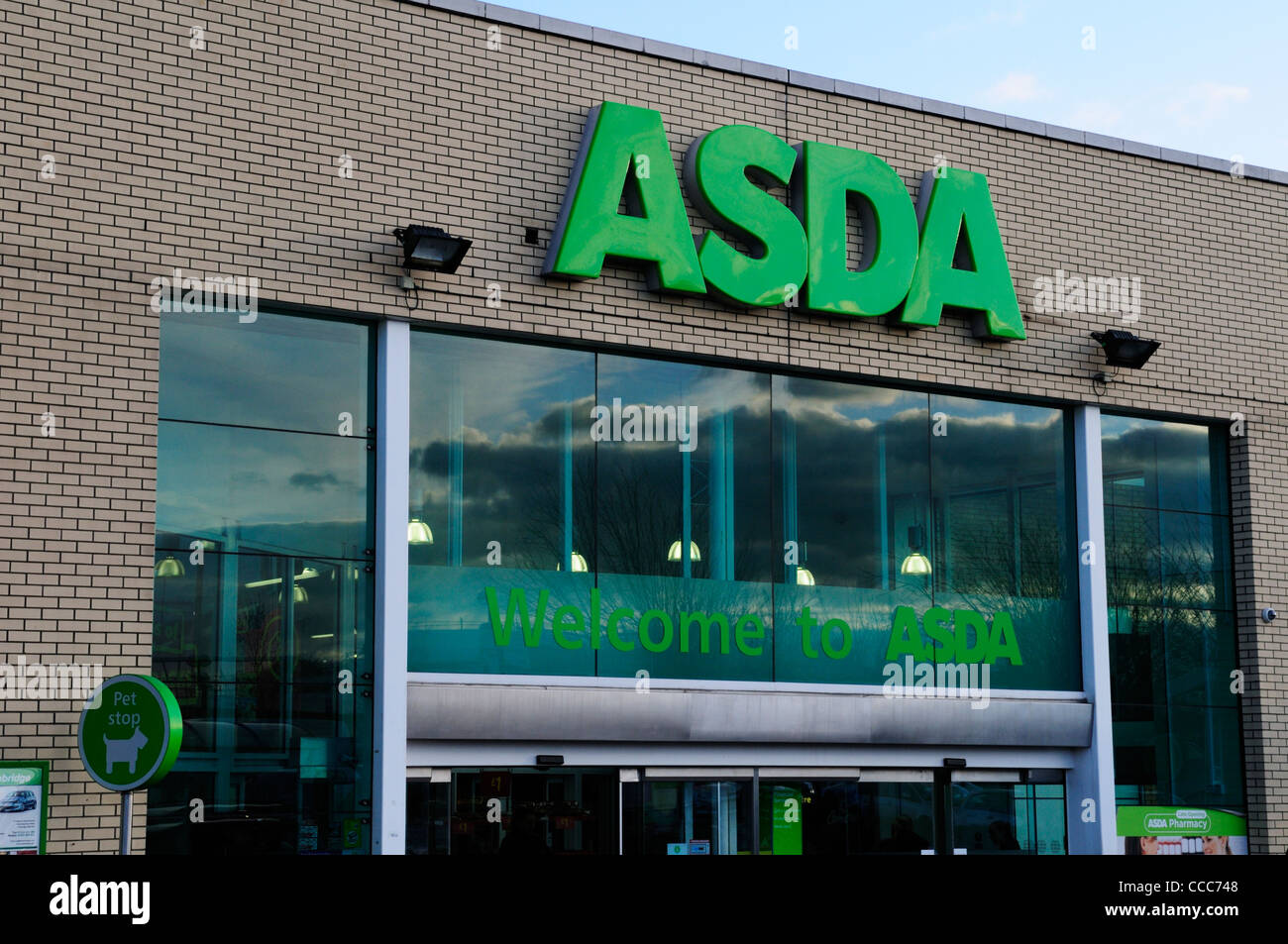 Asda Supermarket, Cambridge, England, UK Stock Photo