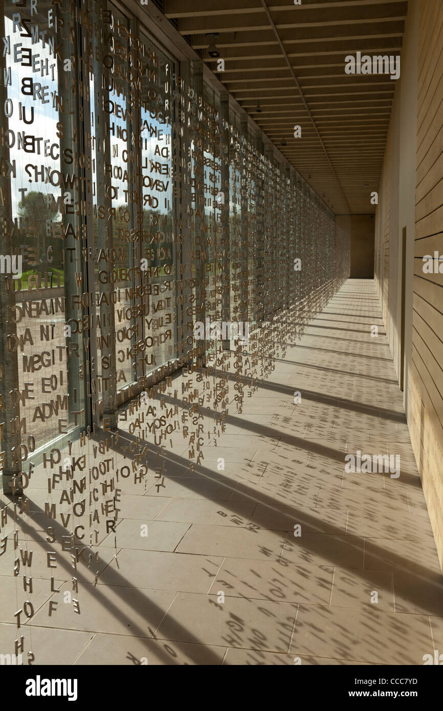 29 Palms by Jaume Plensa in the Underground Gallery at Yorkshire