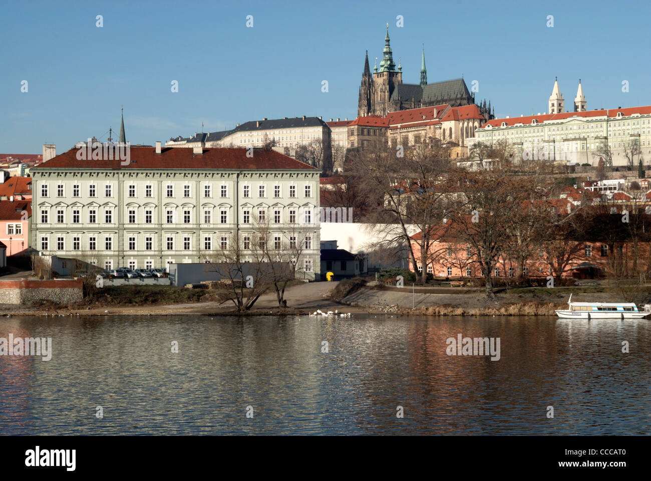 Prague Castle & St Vitus Cathedral Prague Czech Republic Stock Photo