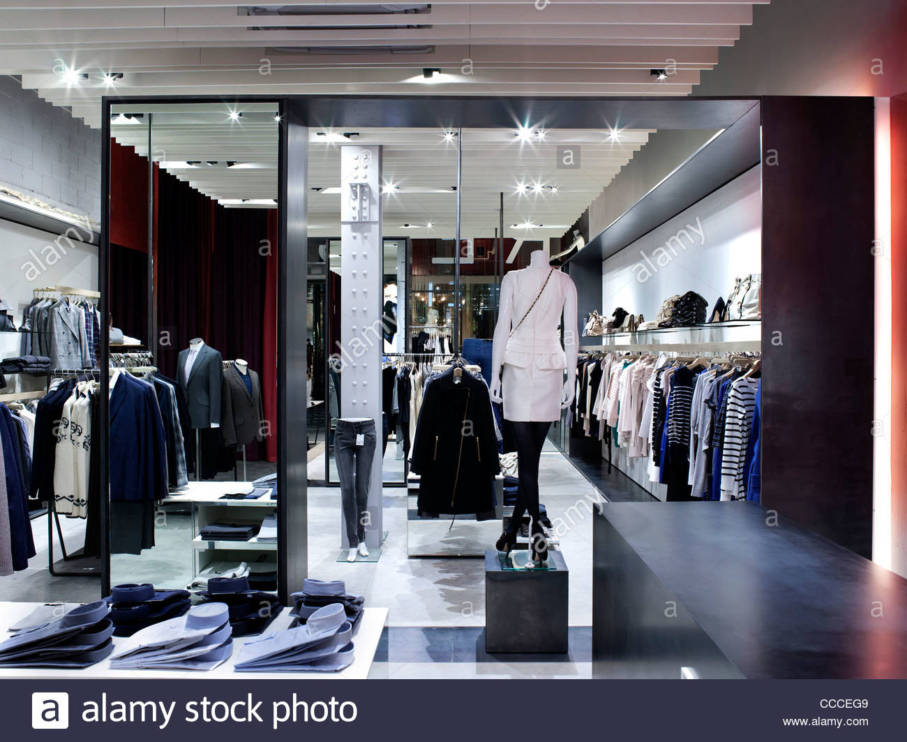 British Fashion Retailer Reiss'' New Interior Of Their Liverpool Stock ...