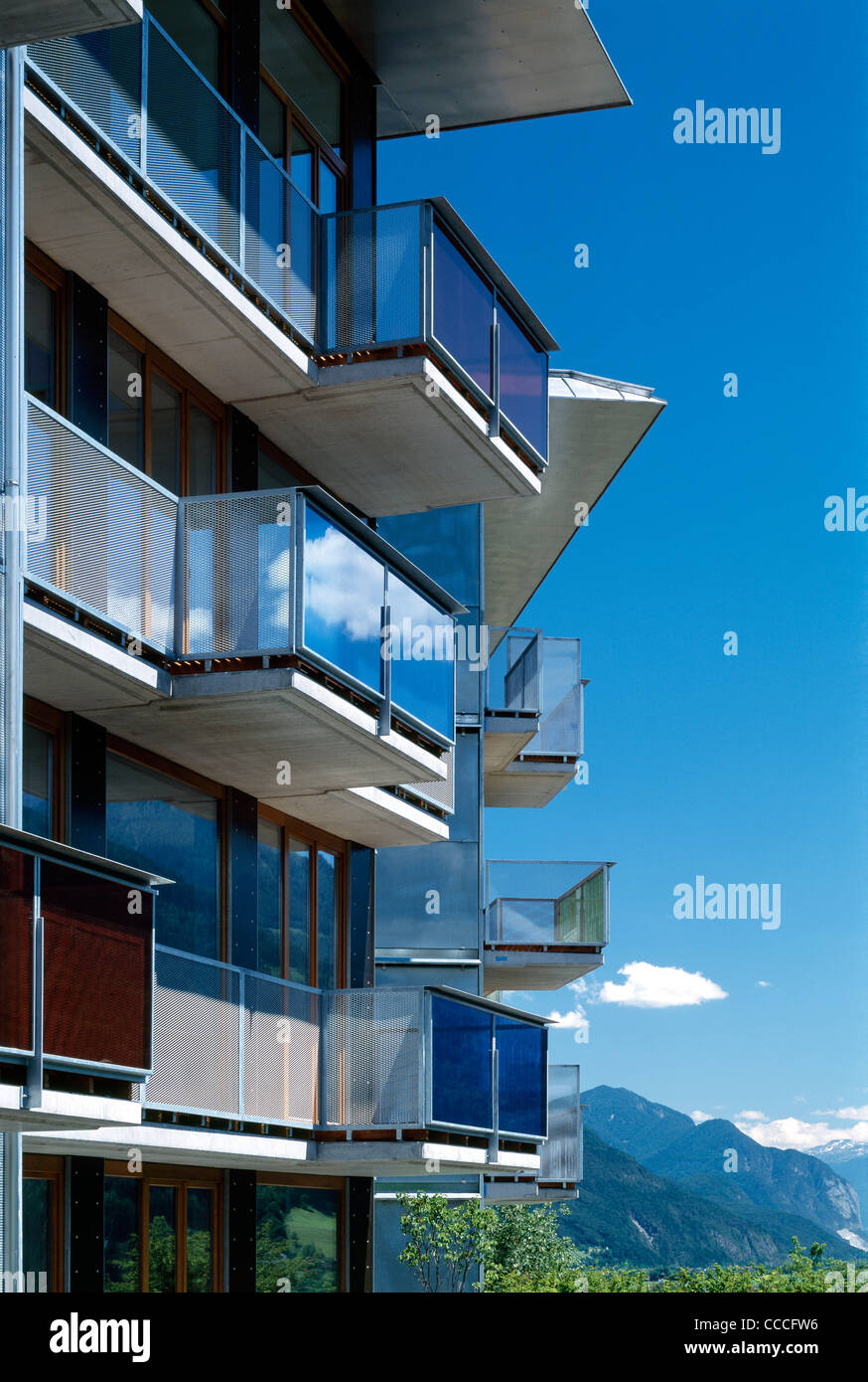 Social Housing Tirol, Innsbruck, Austria, Driendl, 2002 Stock