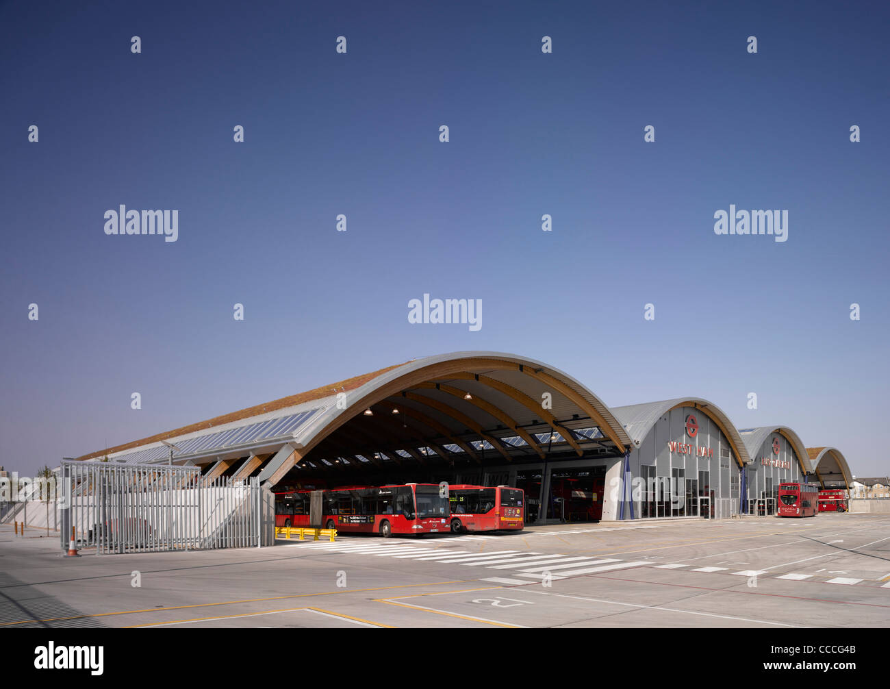 The New West Ham Bus Garage For London Buses Is One Of The Largest Bus