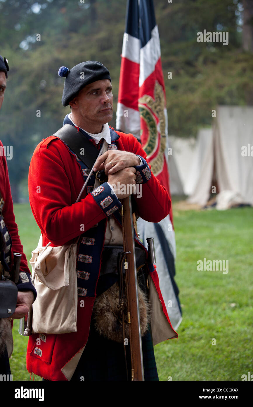 Red soldier a civil war reenactment Stock Photo - Alamy