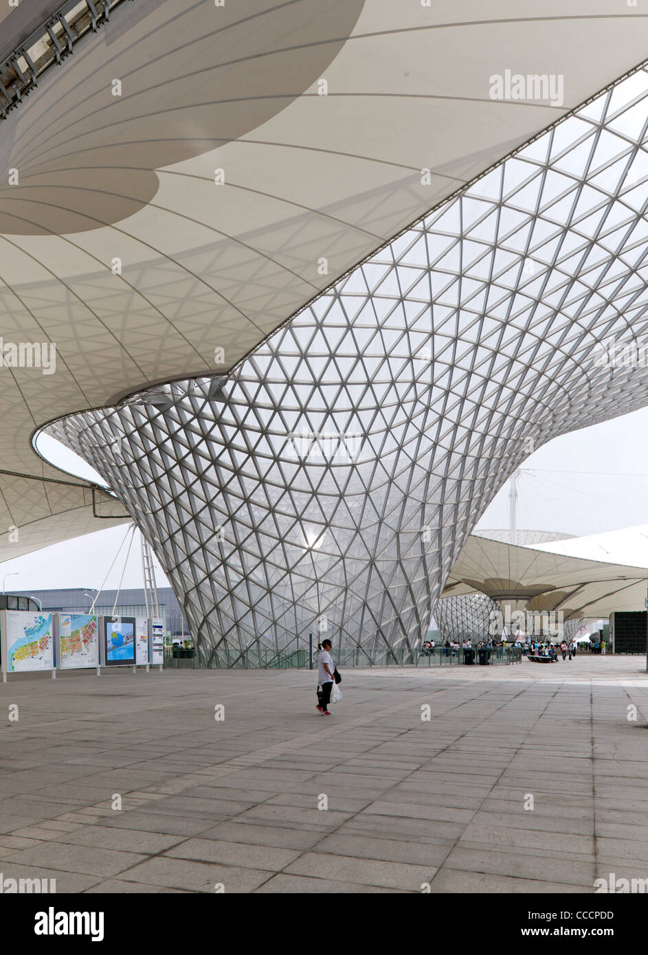 The Main Building - Called Expo Axis - Has The World''S Largest Membrane Construction And Was Built By Sba (Architects) And Stock Photo